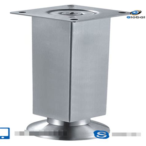 square stainless steel cabinet legs|adjustable metal legs for cabinets.